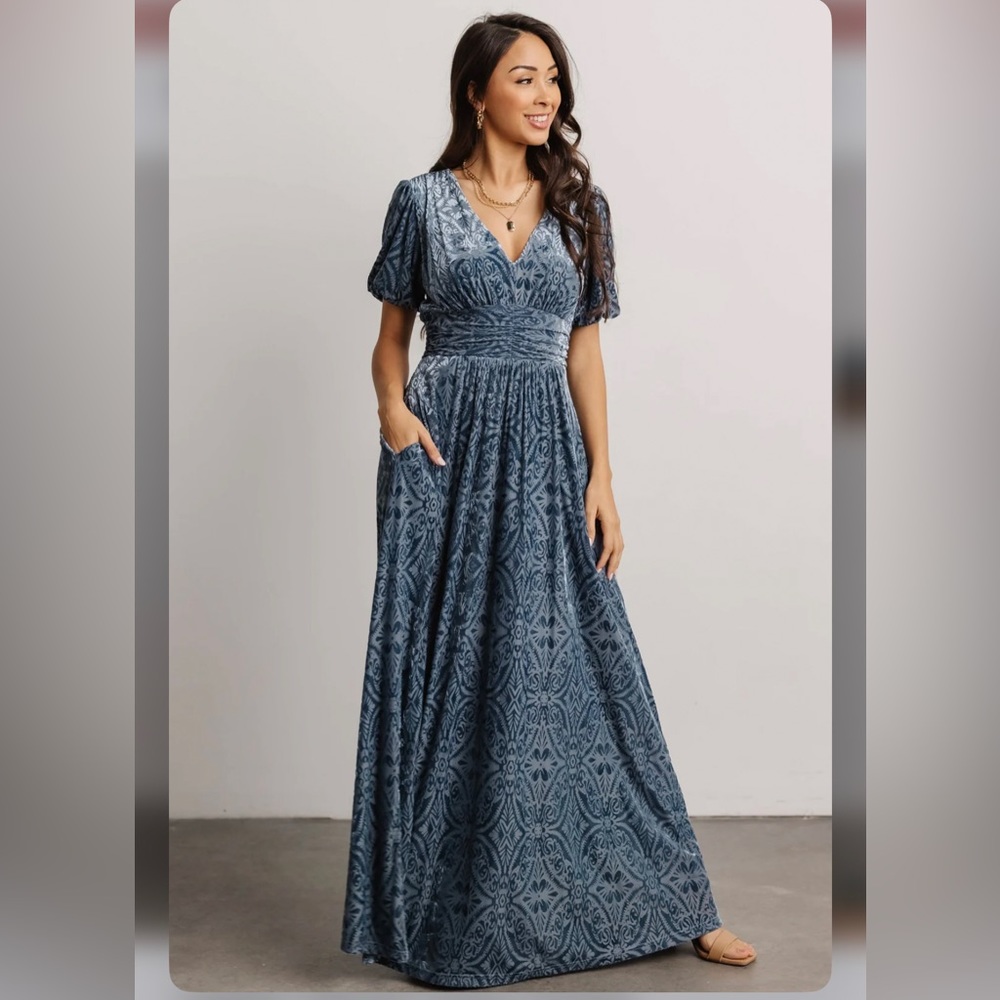 Baltic Born Leslie Velvet Maci Dress